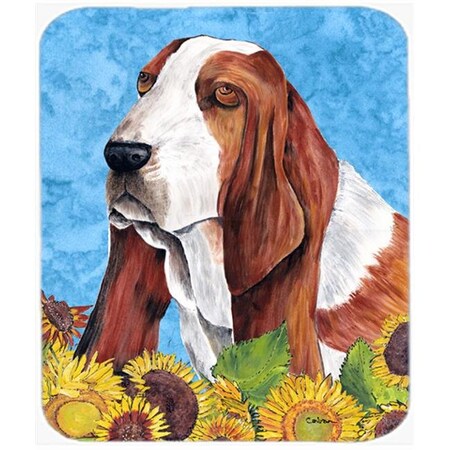 Carolines Treasures SC9066MP Basset Hound Mouse Pad; Hot Pad Or Trivet